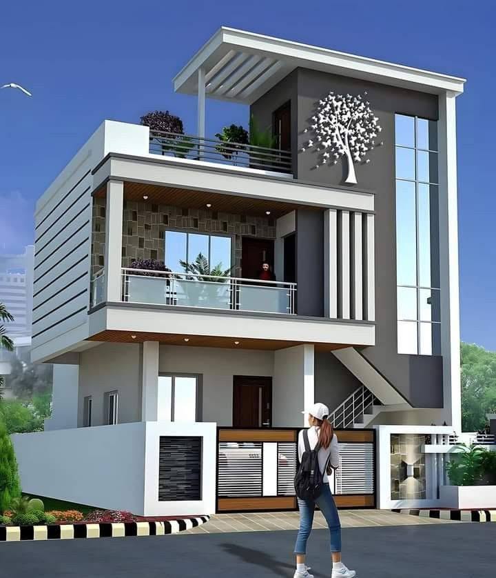 Contemporary Tree Mural Villa